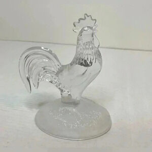 🔻Vintage🔻 Rooster Figurine, Cristal  D’Arques, 7’´ 🐔